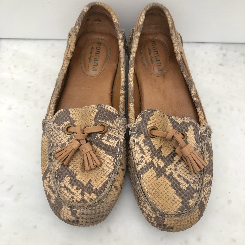 Montana Artisan Crafted Leather Loafers.